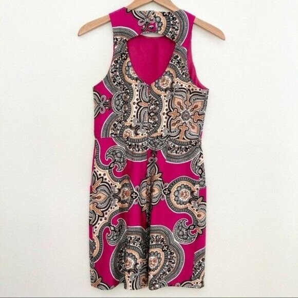Anthropologie Moulinette Soeurs Paisley Pink Dress - Picture 4 of 8